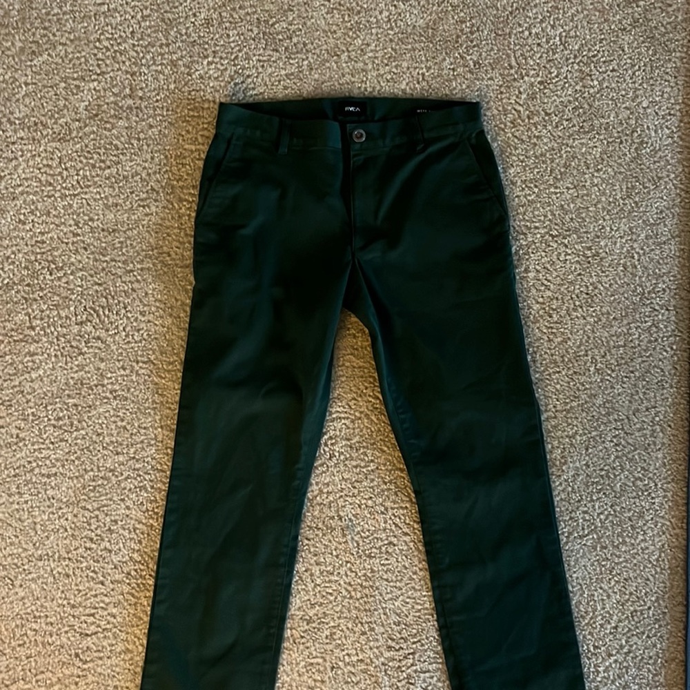 RVCA Men’s pant. Olive color, size 32. Never worn.